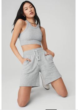 W6233R High-Waist Easy Sweat Short