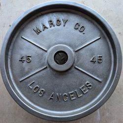 Marcy Co - 45 Lb Weight Plates 