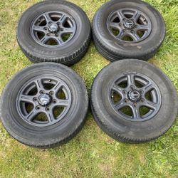 14" Mazda Wheels & Tires 6x139.7 & 6x5.5 *Tires Weathered*
