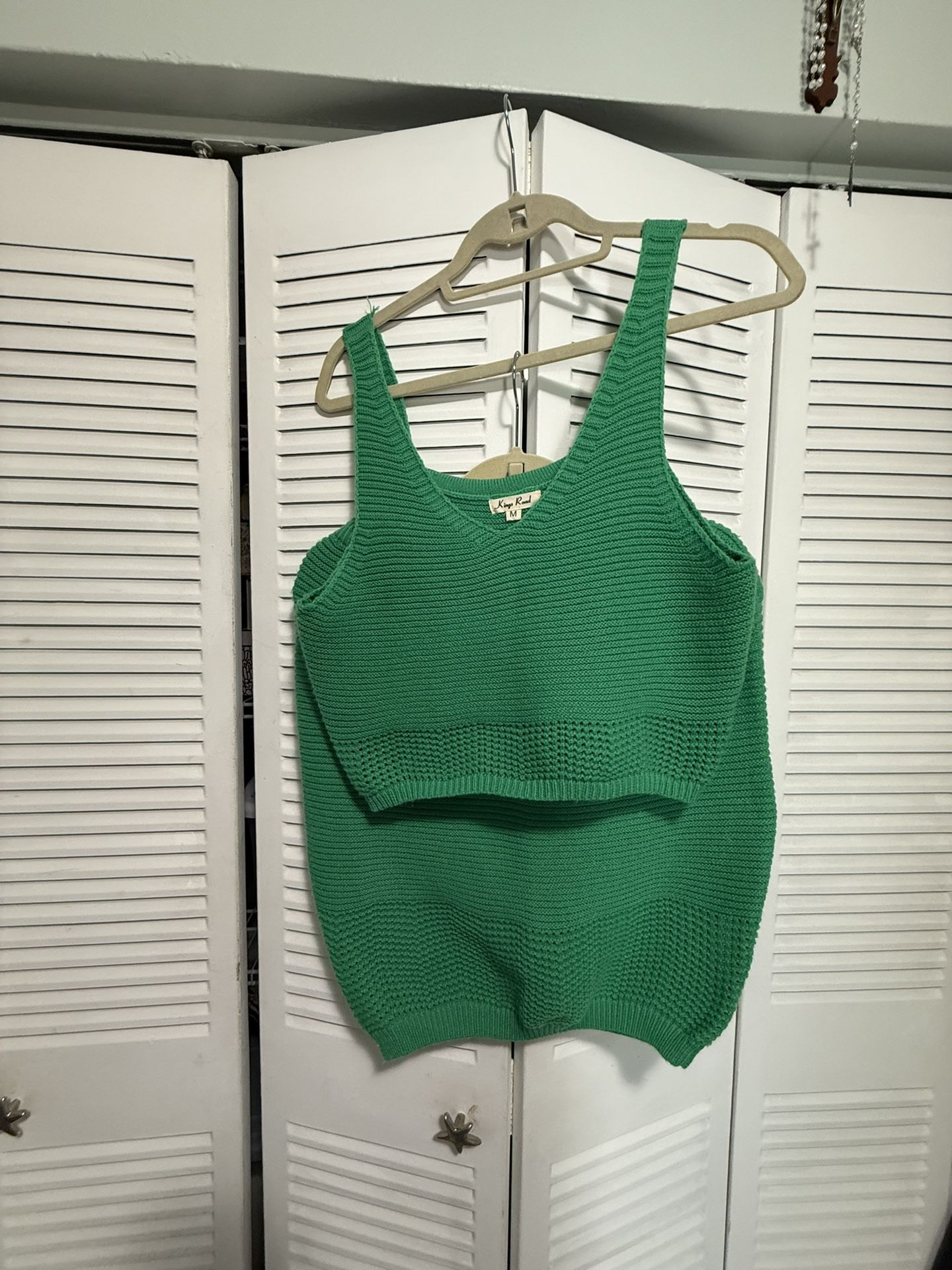 Set Tricot Cropped + Skirt