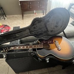 Electric guitar and case