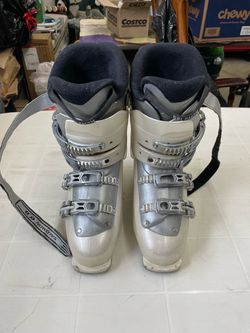 Salomon Ski Boots White and Silver