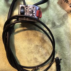 Right Bar Switch And Throttle Cables