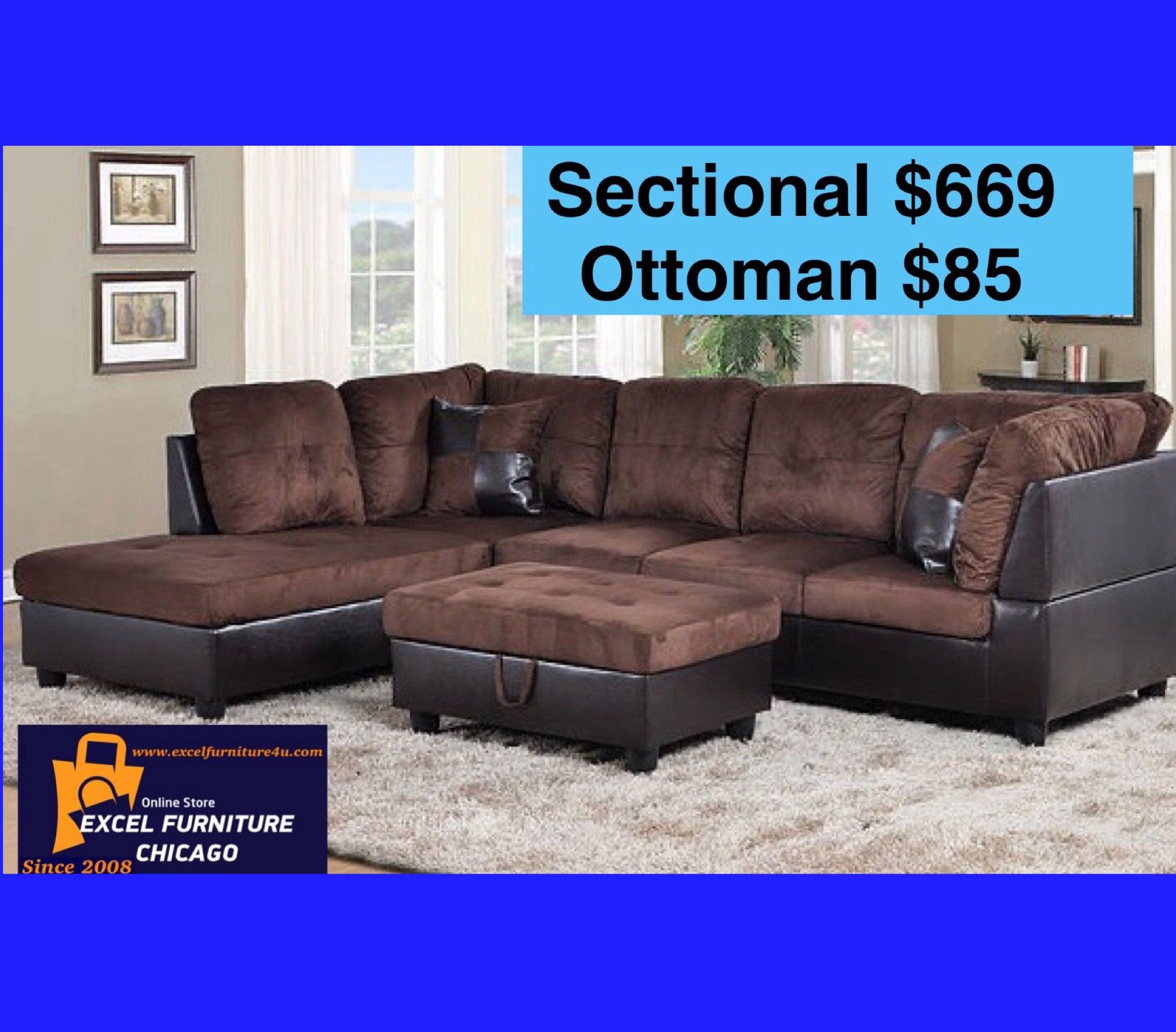 💫FREE DELIVERY💫Brand New Sectional Sofa Couch 