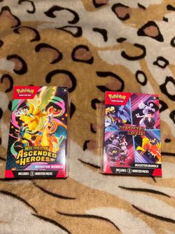 Pokemon ascended heroes and destined rivals booster bundles new.