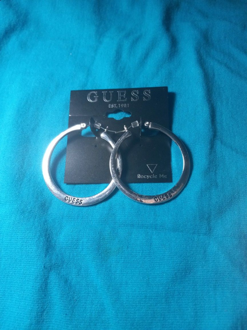 Guess Hoop Earrings 