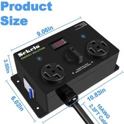 Manual EV Charging Switch for Dryer & EV,NEMA 14-30R & 14-50R, 240V