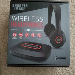 Wireless Headphones Sharper Image NEW