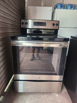 Whirlpool stainless steel glass stove