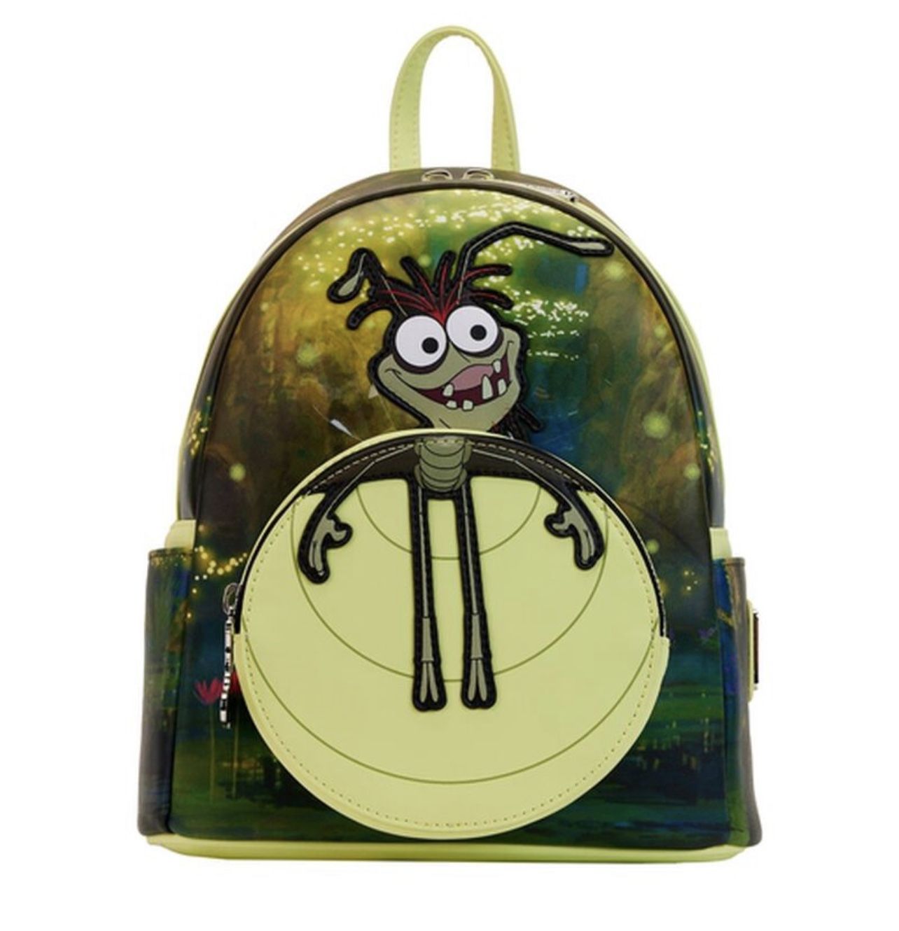 Loungefly The Princess and the Frog Ray Glow Mini Backpack NWT