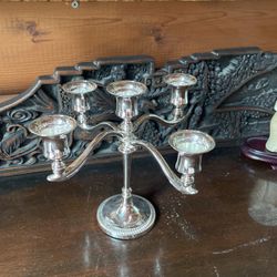 Candelabra Pair International Sterling Silver 