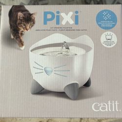Catit PIXI Stainless Steel Cat Water Fountain BNIB