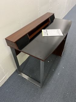 Bell'O Enterprise Cherry Desk with Speakers & Charging Station
