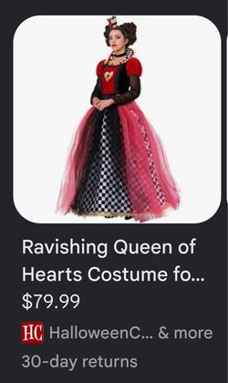 Queen of Hearts Halloween Costume