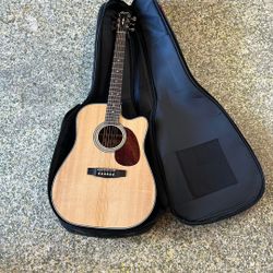 Guitar With Backpack Case