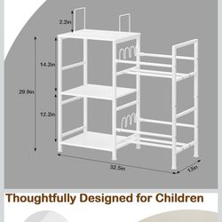 Record Storage Holder Stand - Record Player Stand End Table