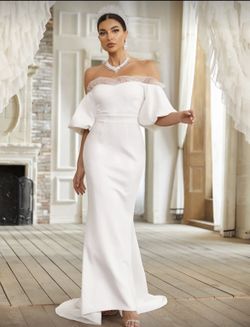 Wedding dresses size (6) medium