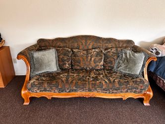 Nice patterned couch