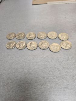 1964 D silver quarter coin. $25 each
