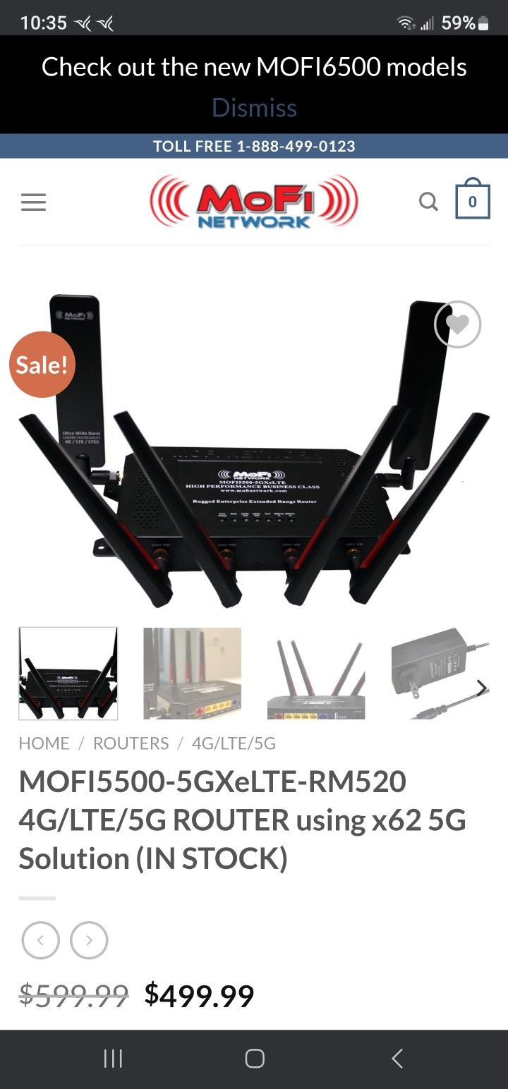 MOFI5500-5G XeLTE RM520
