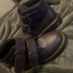 Dr. Marten Purple Platform Boots 