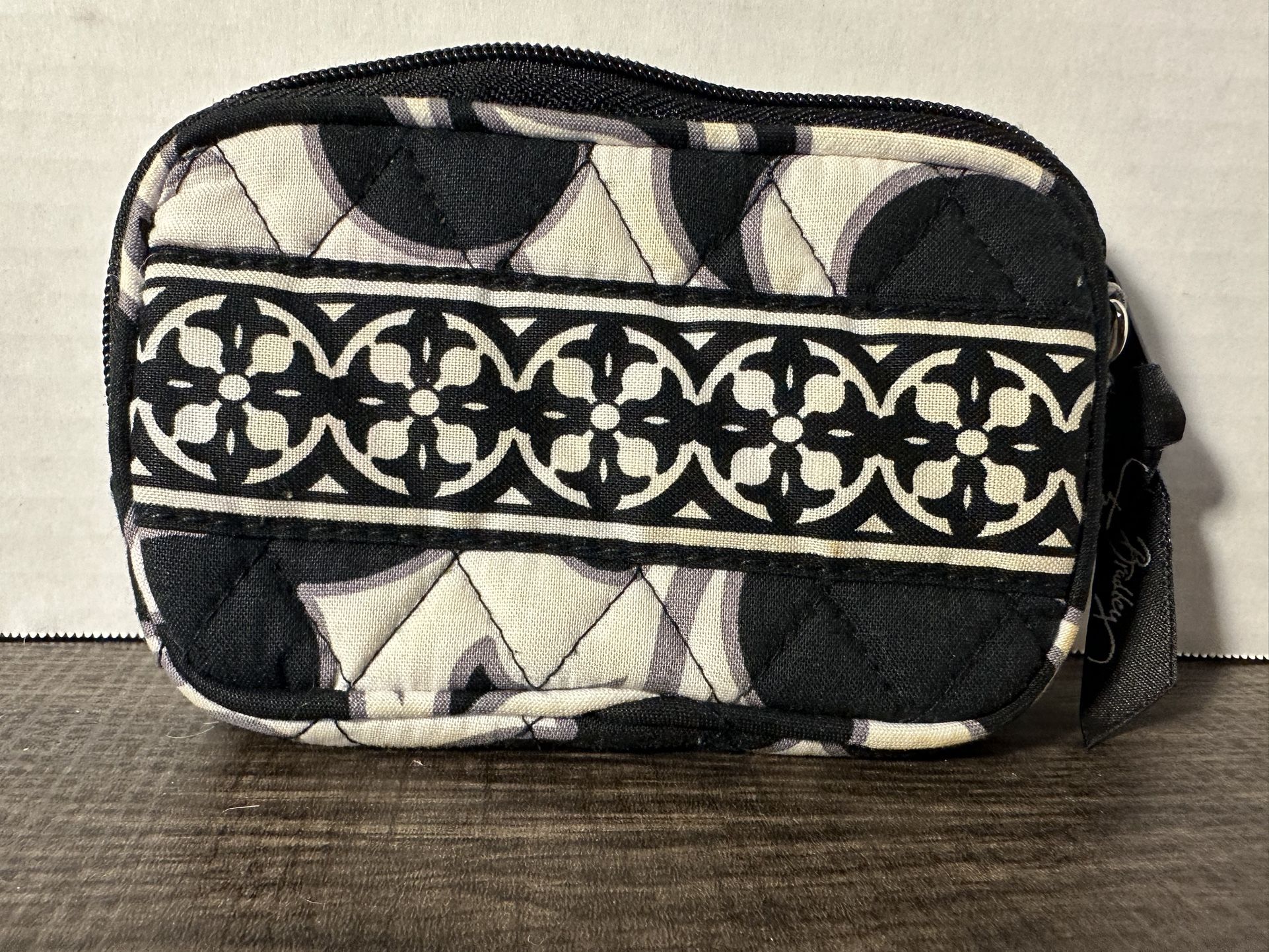 Vera Bradley Black Ribbon Accent Wallet Coin Purse