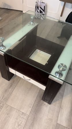 Glass Square Table