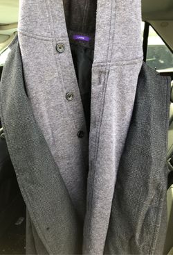 Large American Rag sweater dress jacket $50