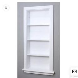 MSRP 299$, Brand New Wall Niche Cabinet -14x36 (white)