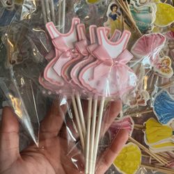 Ballerina Cupcake Toppers New