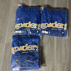 Sp5der hoodie Tc Blue