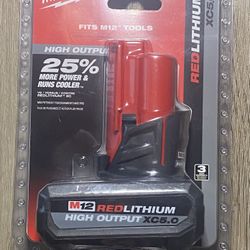 Milwaukee M12 12-Volt Lithium-Ion XC High Output 5.0 Ah Battery