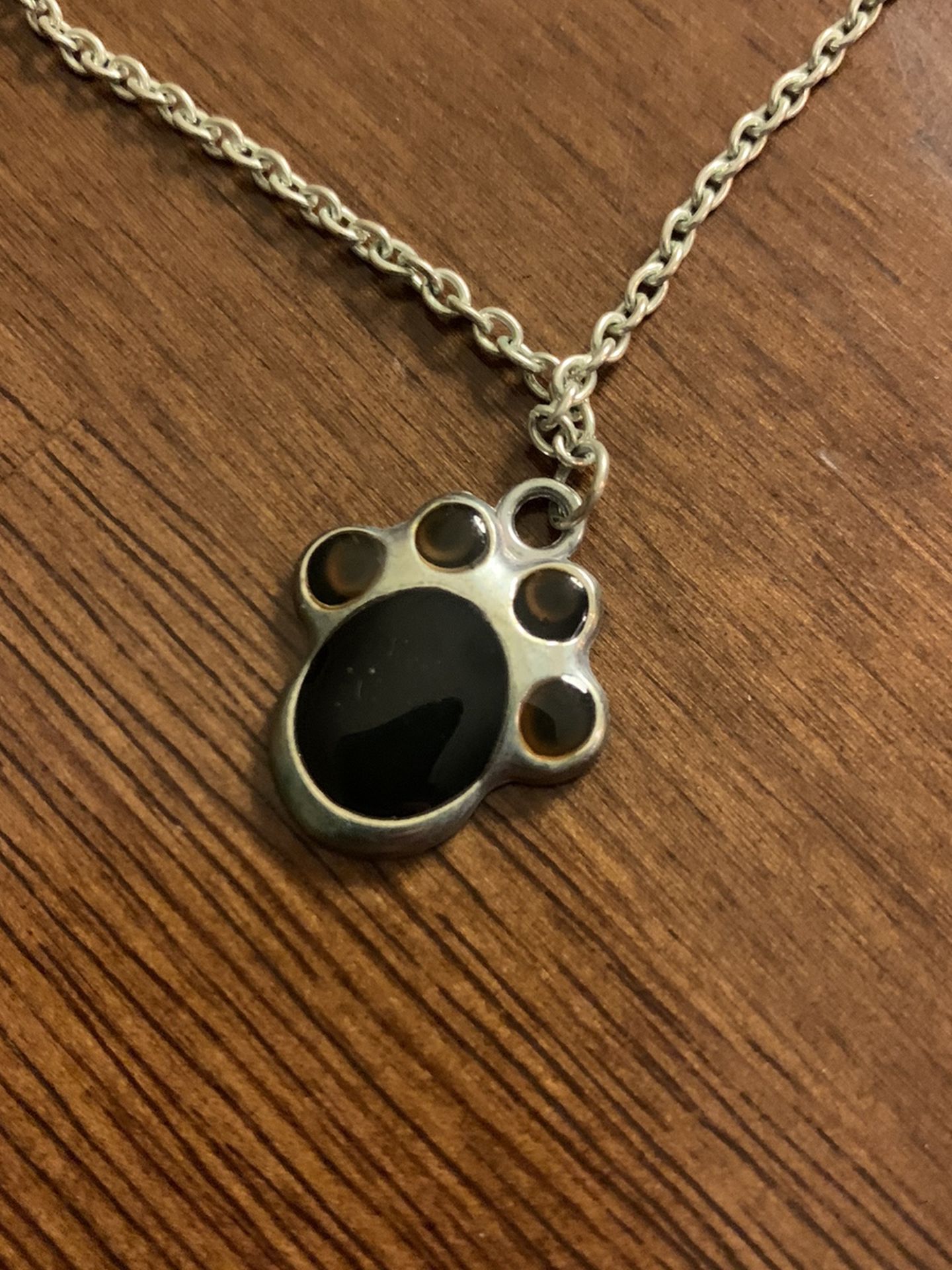 Necklace Paw Print Charm