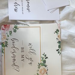 Bridesmaids Boxes And Cards 