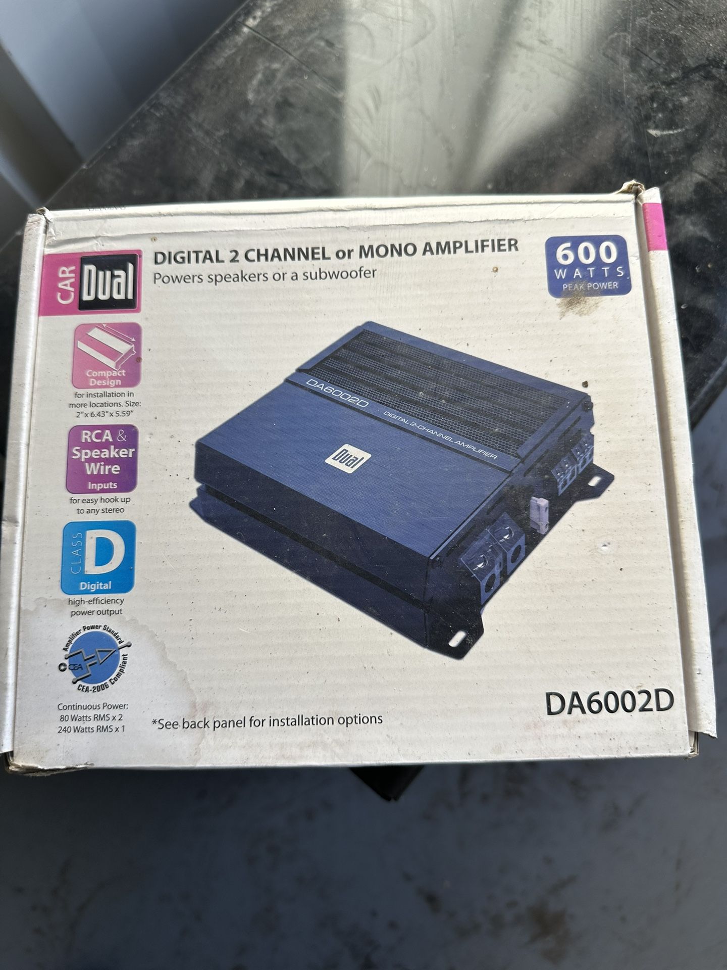 dual DA6002D 600w Amp