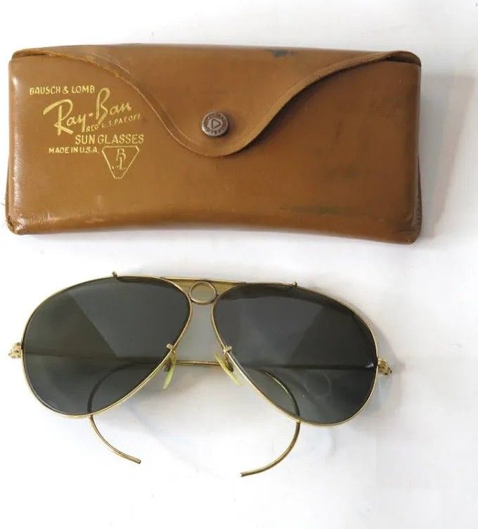 Vintage Ray Ban B&L Aviator 1/10 12k GF Sunglasses

