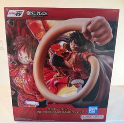 One Piece Ichibansho Monkey D. Luffy Figure w/ Exclusive English Trading Card