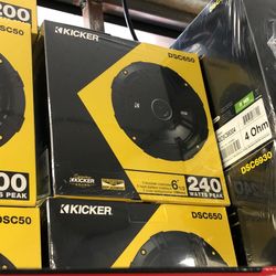 Kicker 6.5 Inch Car Audio Speakers On Sale Today 