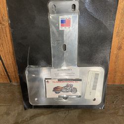 Harley Davidson Softbrake Licence plate relocation bracket for tombstone taillights
