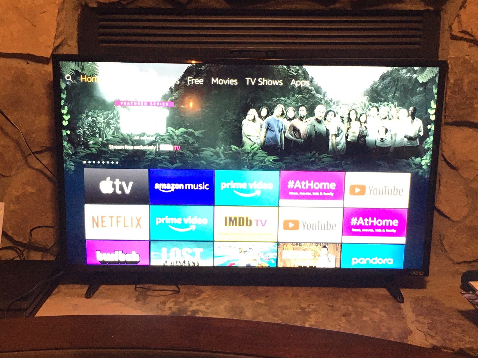 42” Visio Smartcast Tv with Apple Google Cast and Air Play built in