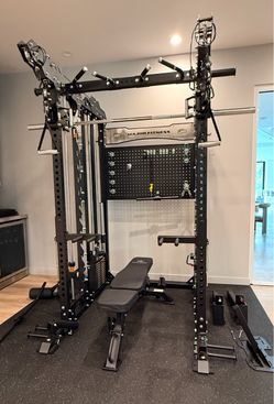 NEW IN BOX- Major B17 Flying Fortress Squat Rack Power Cage Functional Trainer Smith Machine