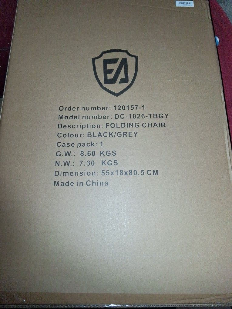 EA - Ever Advanced Tall Folding Chair