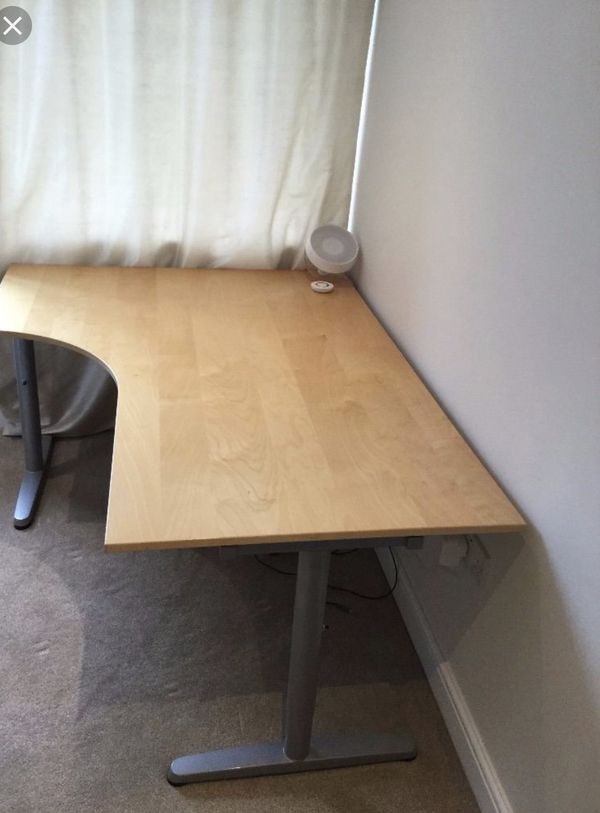Ikea Galant Corner Desk For Sale In Hayward Ca Offerup