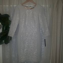 Tahari new beige dress , size 0