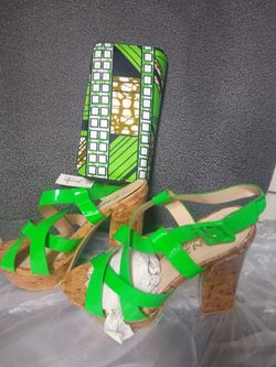 Shoes and matching purse size 9