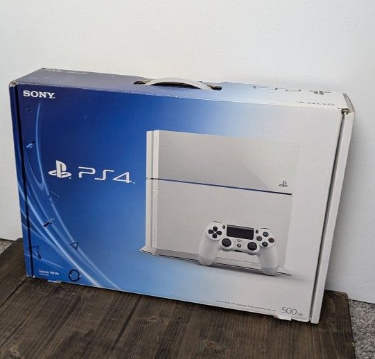 Limited Edition White PS3 PS4 BOXES ONLY PlayStation