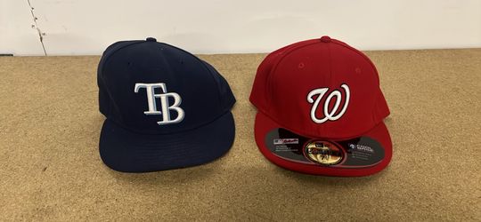New Era MLB Fitted Hats - TB Rays & Nats - One New!