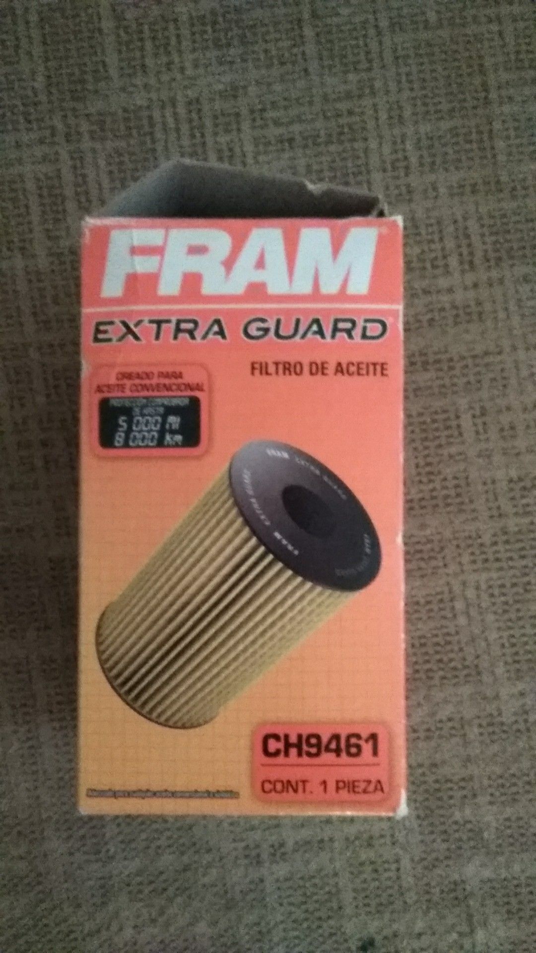 CH9461 Fram Extra Guard Engineered For Conventional Oil. Oil Filter