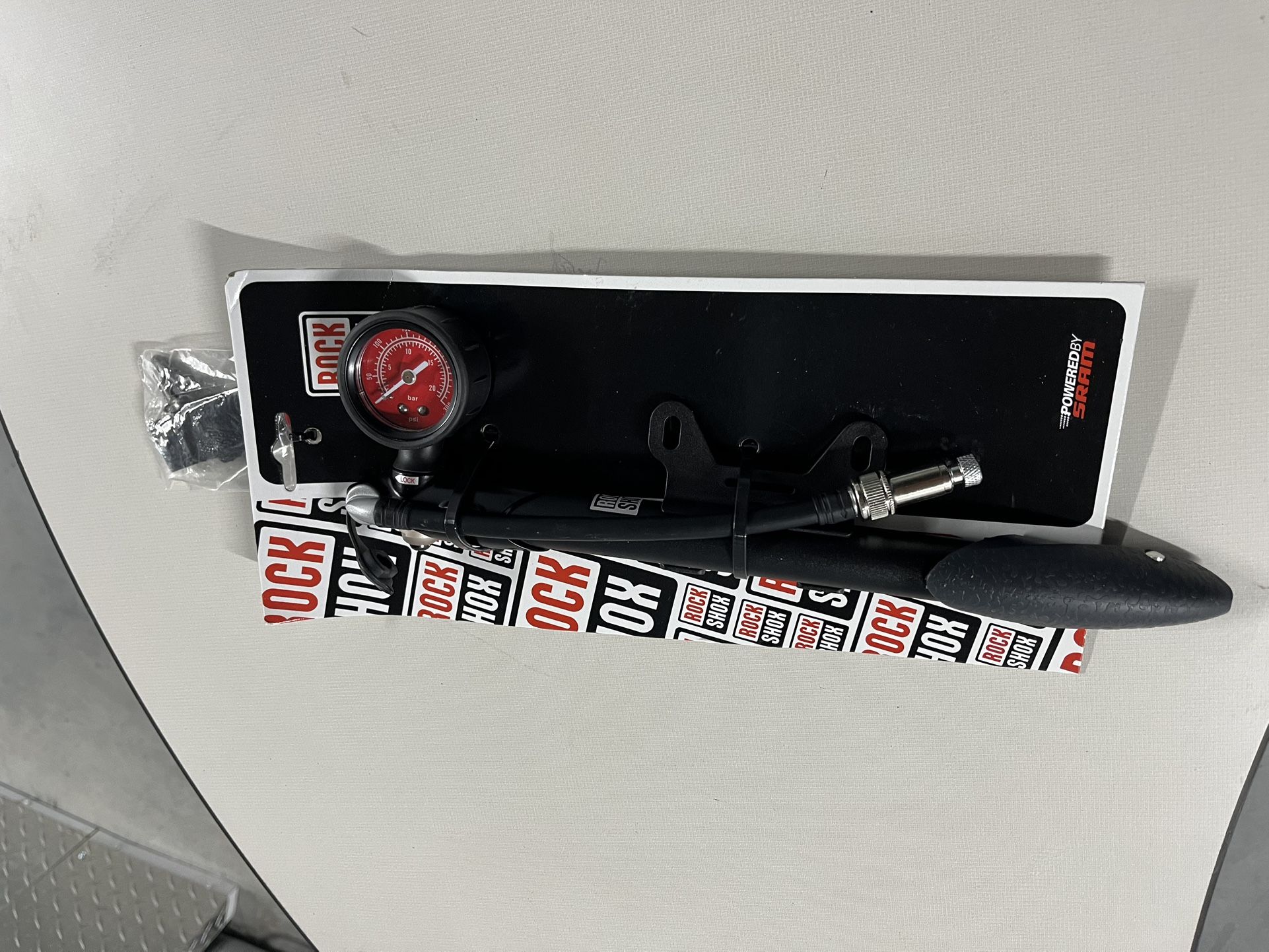 Rock Shox High Pressure 2 Stage Bicycle Pump for Shock/Fork/Tire - Brand New