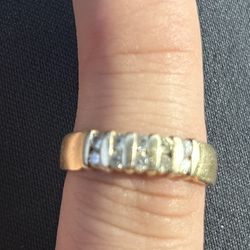 Real Gold 14k Real Diamonds Ring 